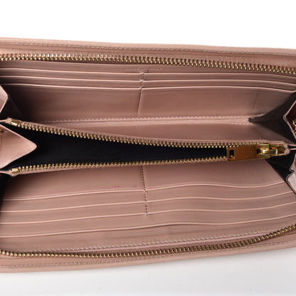 Saint Laurent Calfskin Classic Zip Around Wallet Pink 5 of 18