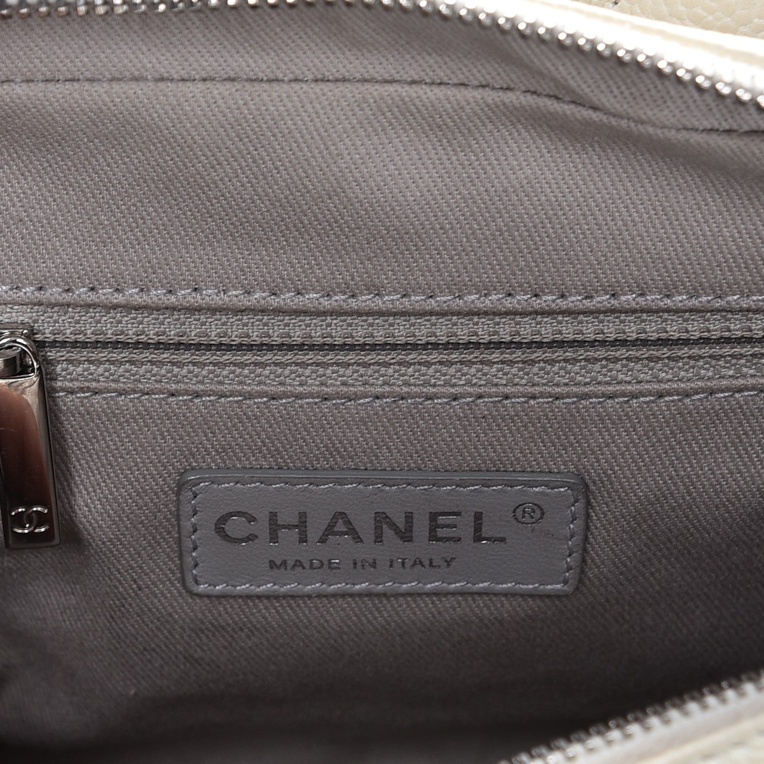 Chanel Caviar Medium Easy Flap Ivory 7 of 13
