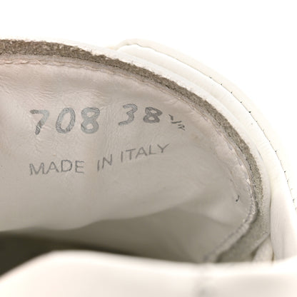 Prada Spazzolato Rois Monolith 55mm Derby Loafers 38.5 White 9 of 10