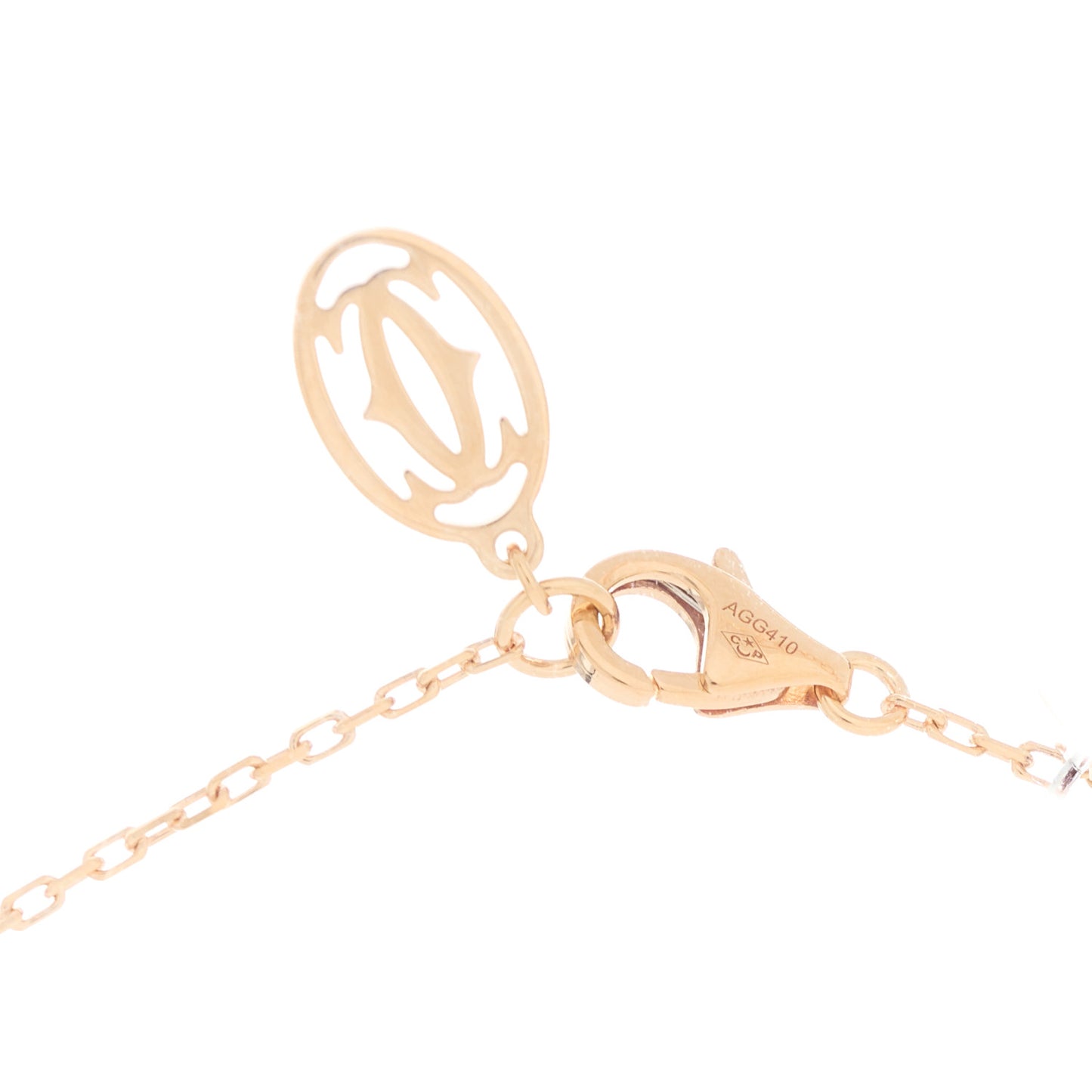 18K Pink Gold Pink Sapphire D'Amour Pendant Necklace