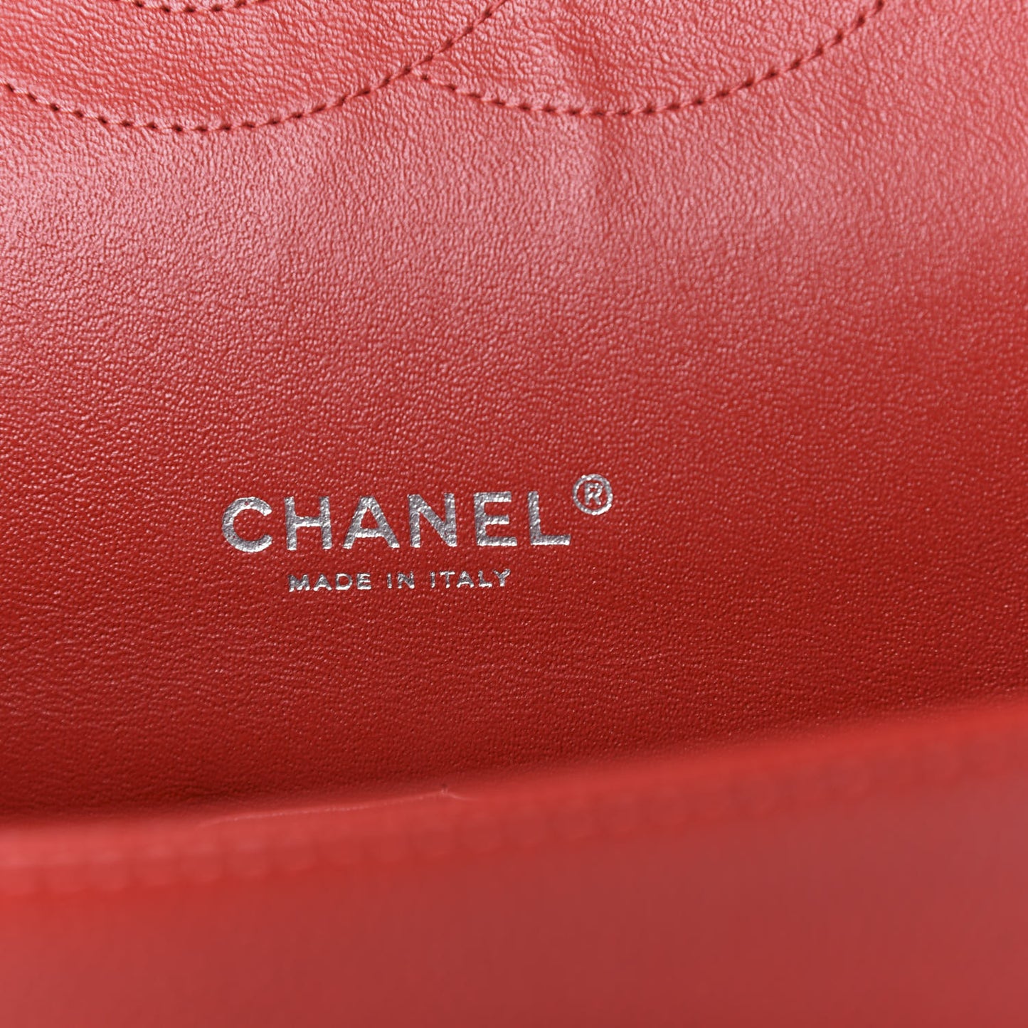 Caviar Quilted Maxi Double Flap Red