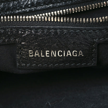 Balenciaga Agneau Arena Graffiti Small Le Cagole Shoulder Bag Black White 6 of 10