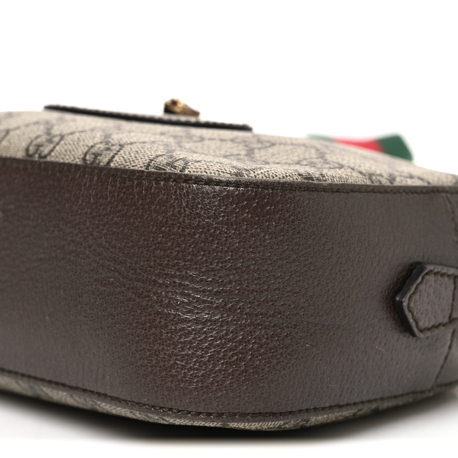 Gucci GG Supreme Monogram Web Neo Vintage Shoulder Bag Beige New Acero Crop 10 of 11