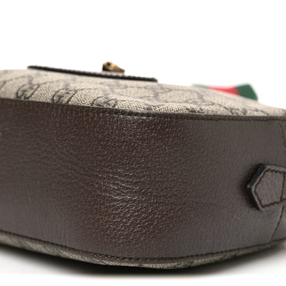 Gucci GG Supreme Monogram Web Neo Vintage Shoulder Bag Beige New Acero Crop 10 of 11