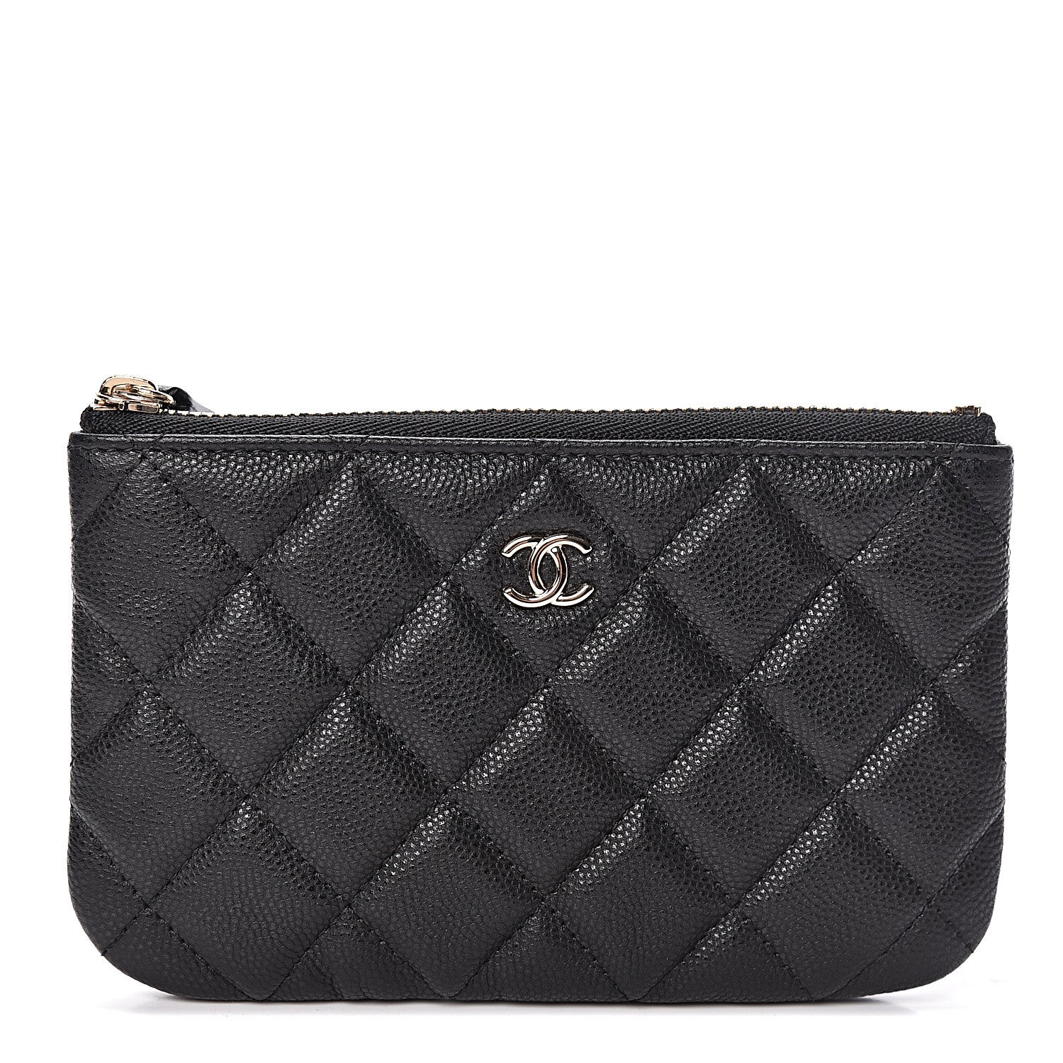 Chanel Caviar Quilted Small Cosmetic Case Black 1 of 8