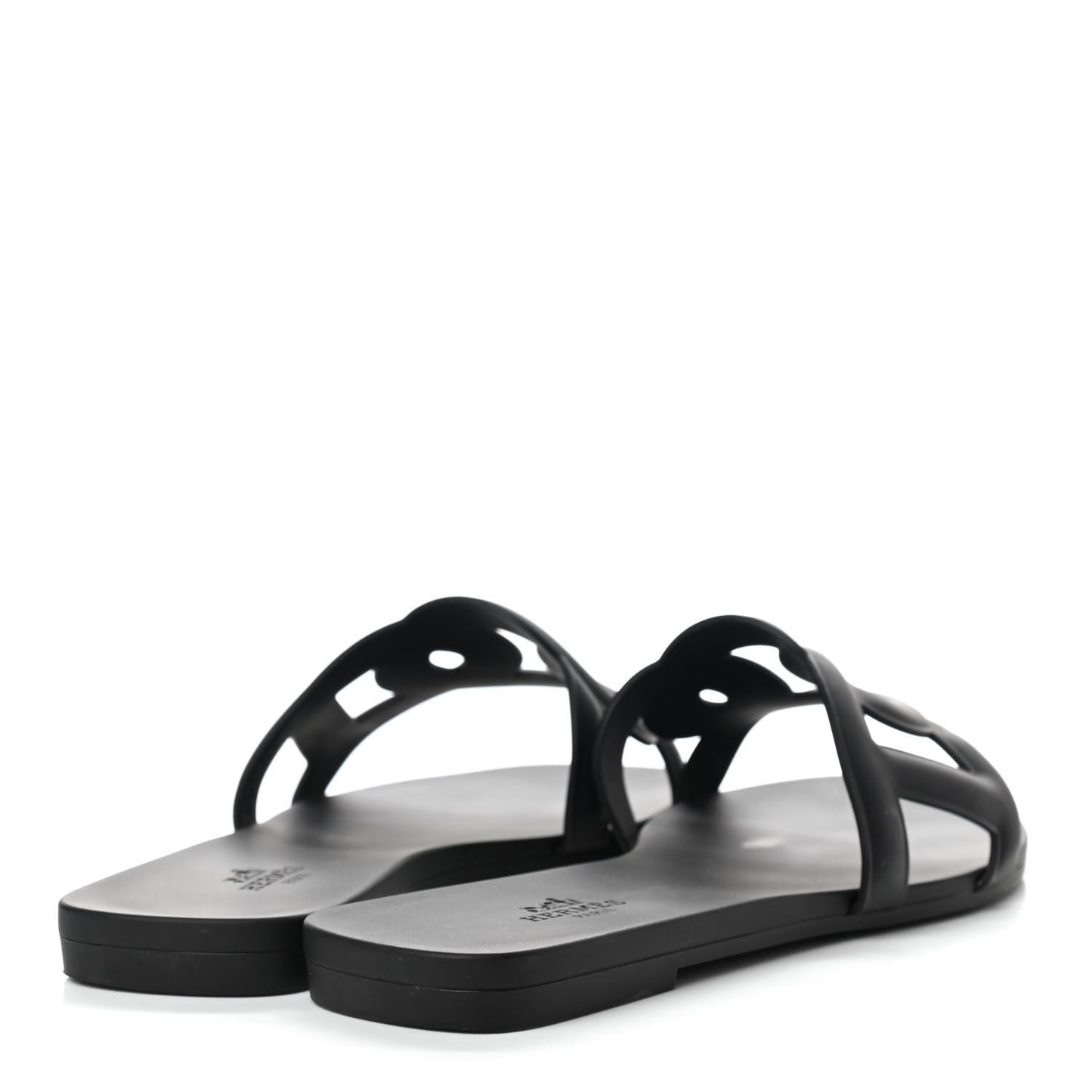 Rubber Aloha Sandals 37 Black