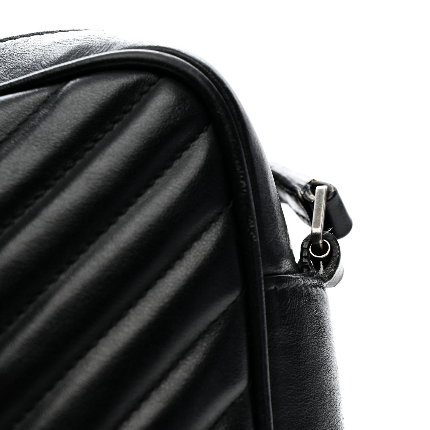 Calfskin Matelasse Monogram Lou Camera Bag Black