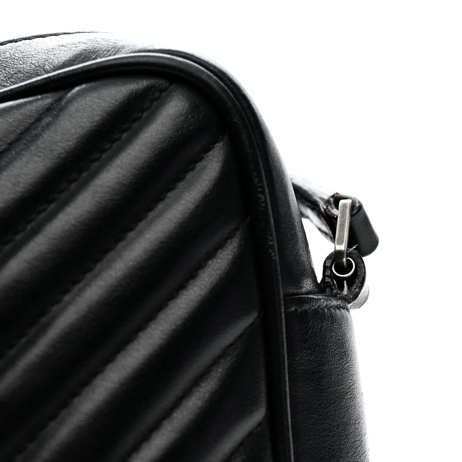 Saint Laurent Calfskin Matelasse Monogram Lou Camera Bag Black 17 of 21