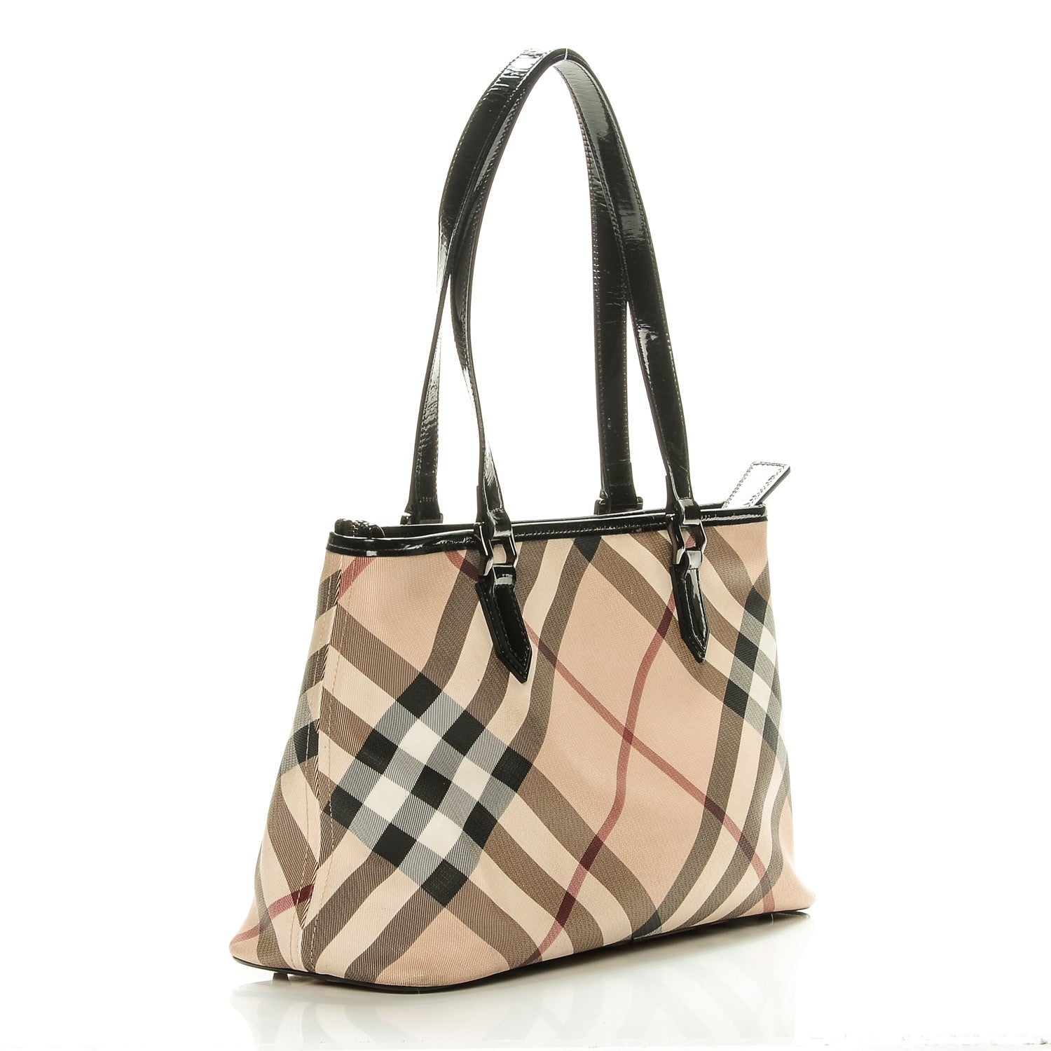 Burberry Nova Check Medium Tote Black 3 of 11