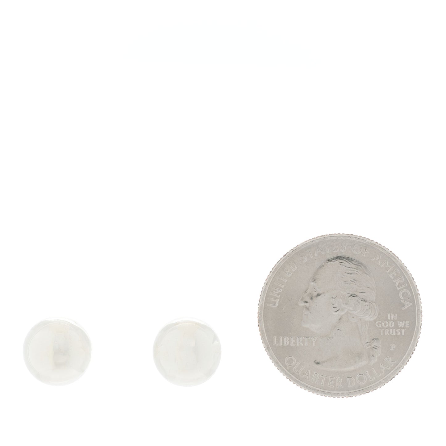 Sterling Silver 10mm HardWear Ball Earrings