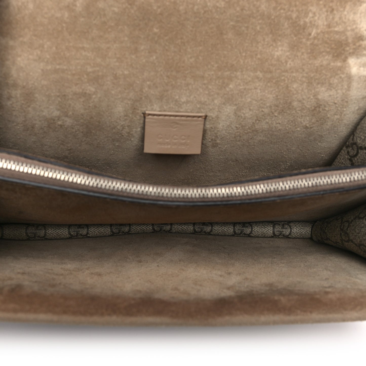 GG Supreme Monogram Small Dionysus Shoulder Bag Taupe