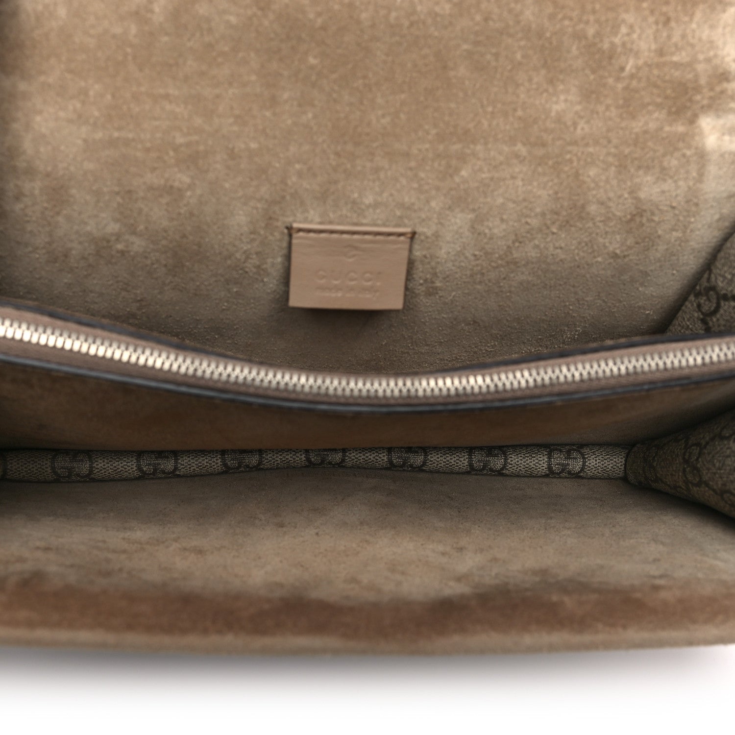 Gucci GG Supreme Monogram Small Dionysus Shoulder Bag Taupe 5 of 10