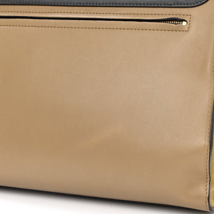 Celine Calfskin Suede Tri-color Small Trapeze Olive 12 of 15