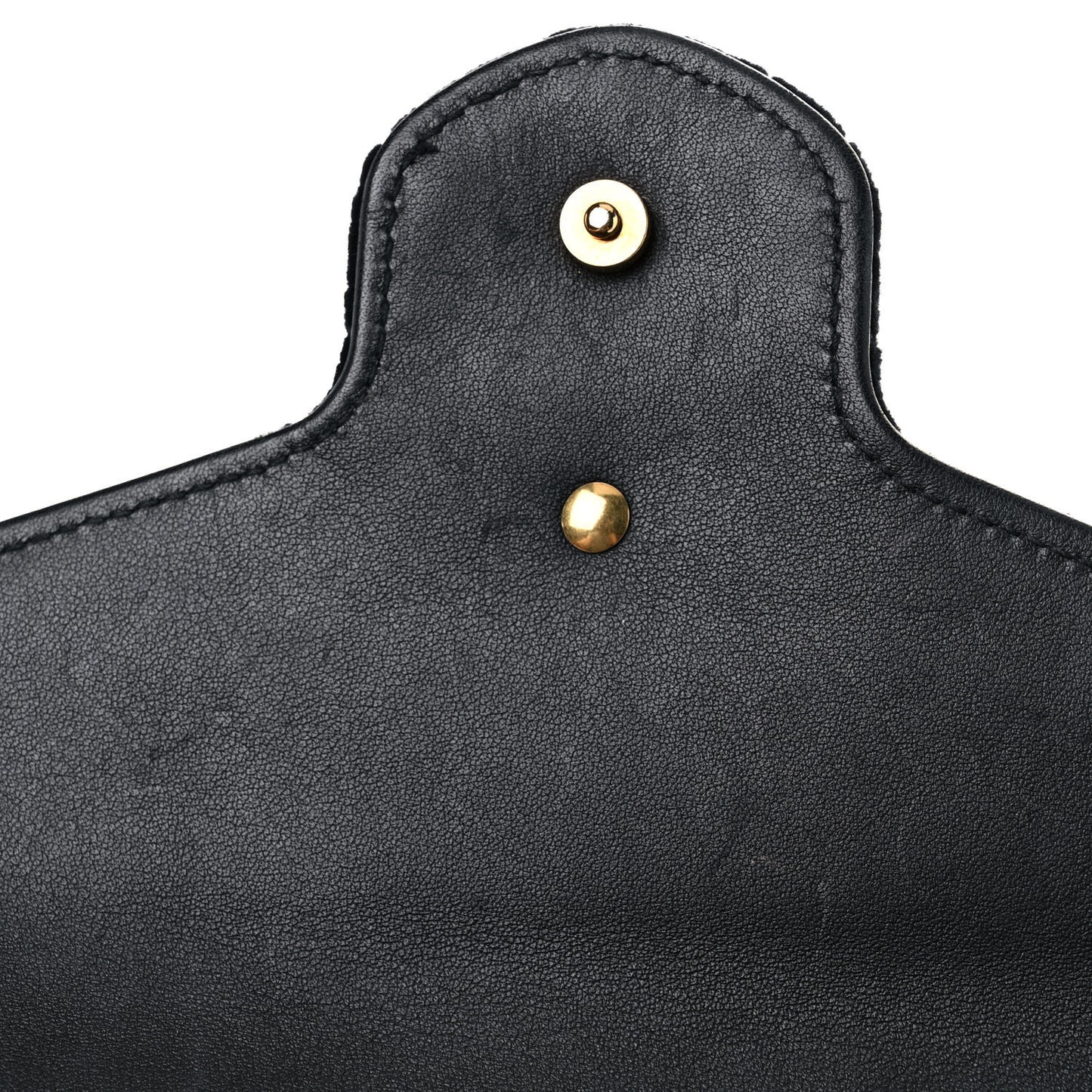 Velvet Matelasse GG Marmont Chain Wallet Black