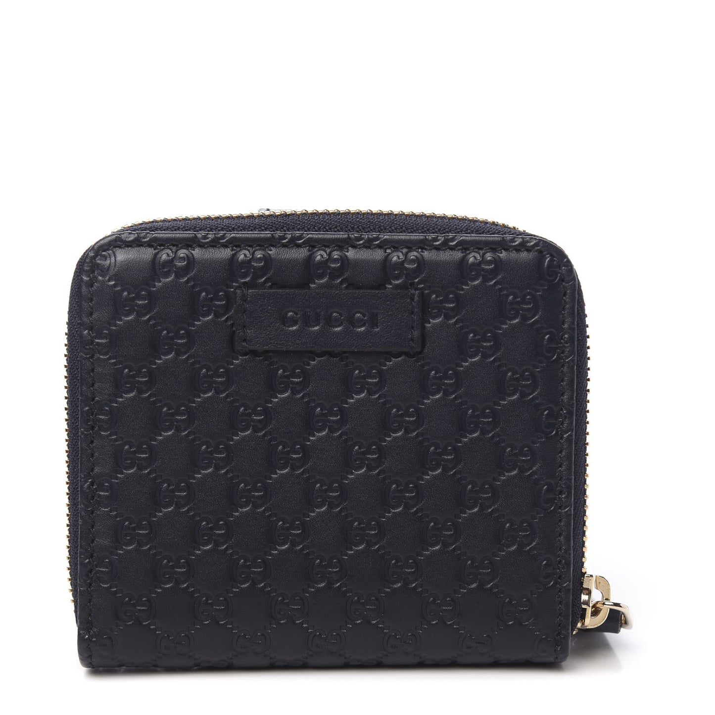 Microguccissima Compact Wallet Navy
