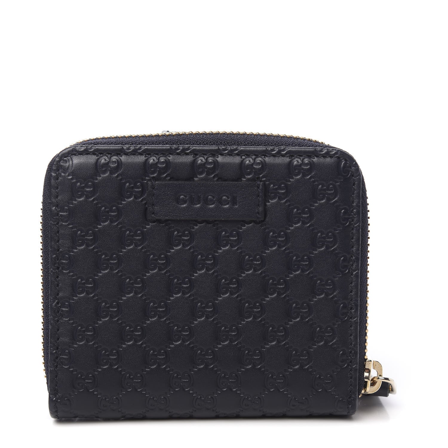 Gucci Microguccissima Compact Wallet Navy 1 of 8