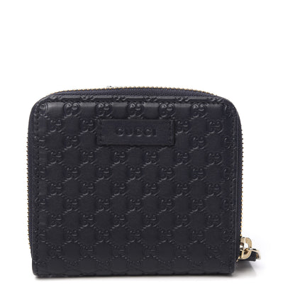 Gucci Microguccissima Compact Wallet Navy 1 of 8
