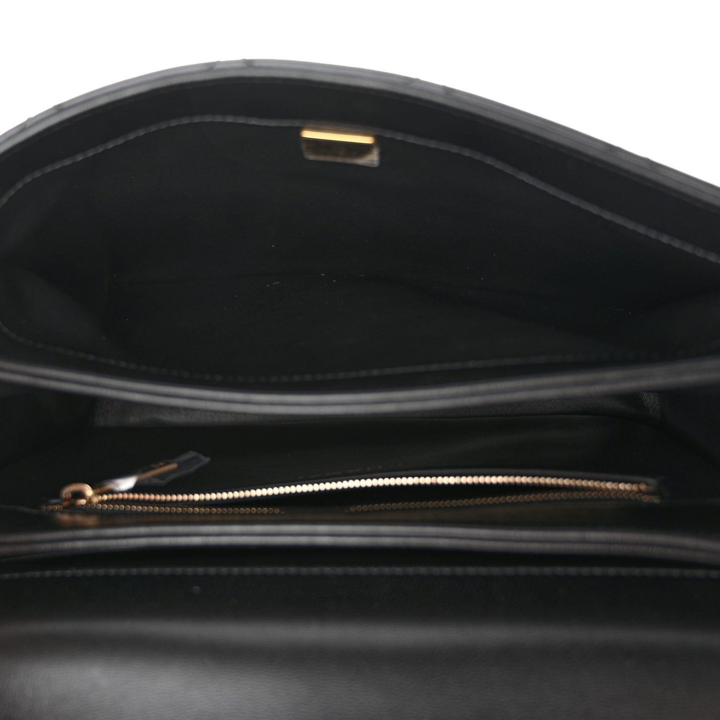 Lambskin Quilted Small Trendy CC Dual Handle Flap Bag Black
