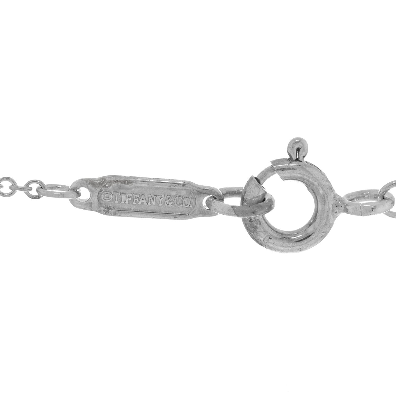 Tiffany Sterling Silver Round Atlas Medallion Pendant Necklace 3 of 3