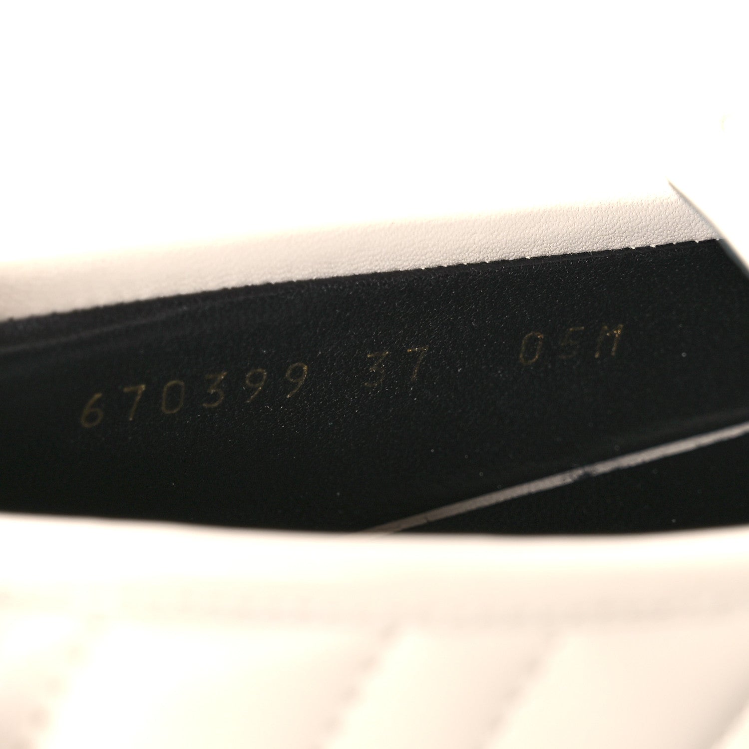 Gucci Nappa Matelasse Double G Marmont Loafers 37 Cream 8 of 8