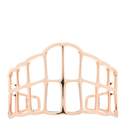 Hermes 18K Rose Gold MM Niloticus Ombre Cuff Bracelet 1 of 5