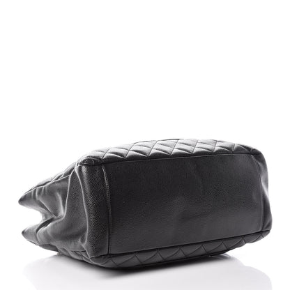 Chanel Caviar Quilted Grand Shopping Tote GST Black 4 of 9
