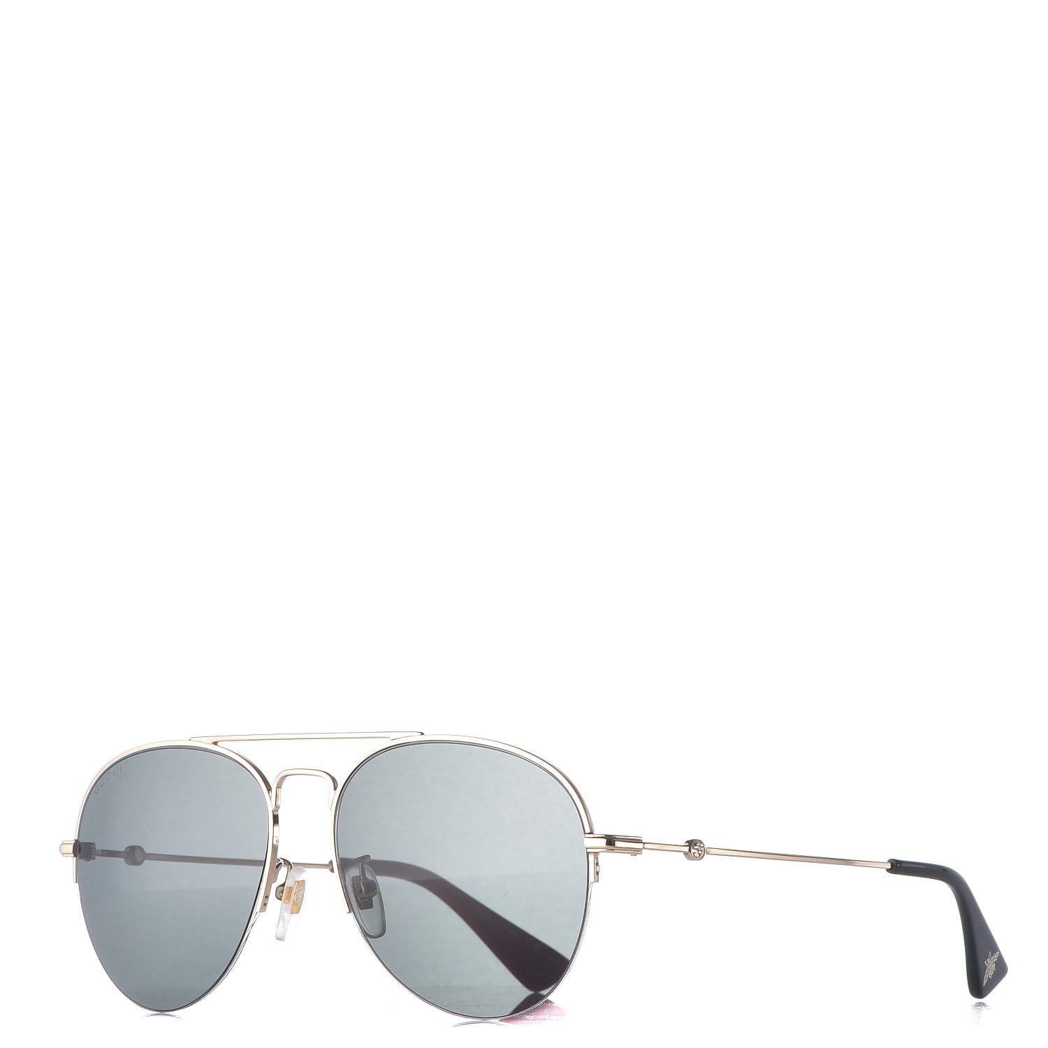 Gucci Aviator Sunglasses GG0107/S Green Red 1 of 7