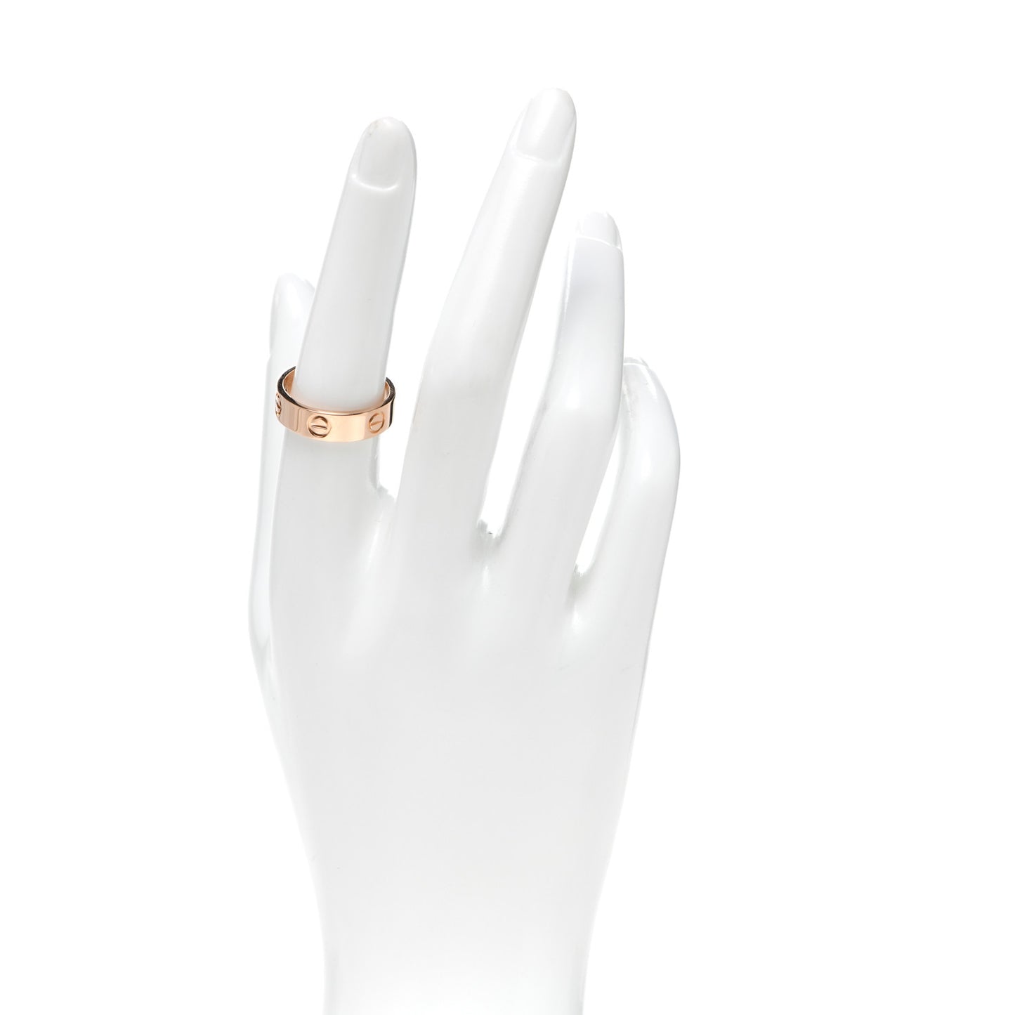 18K Pink Gold 5.5mm LOVE Ring 56 7.5