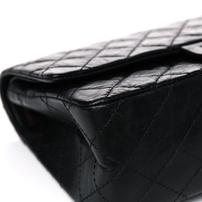 Chanel Aged Calfskin Quilted 2.55 Reissue 225 Flap Black 8 of 16