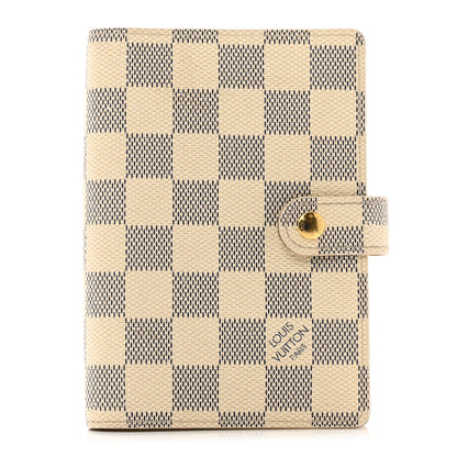 Louis Vuitton Damier Azur Small Ring Agenda Cover 1 of 9