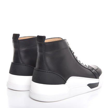 Christian Louboutin Mens Calfskin Rankick Flat Sneakers 41.5 Black 4 of 9