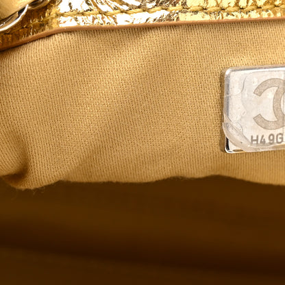 Chanel Metallic Aged Calfskin Mini Chanel 25 Handbag Gold 7 of 13