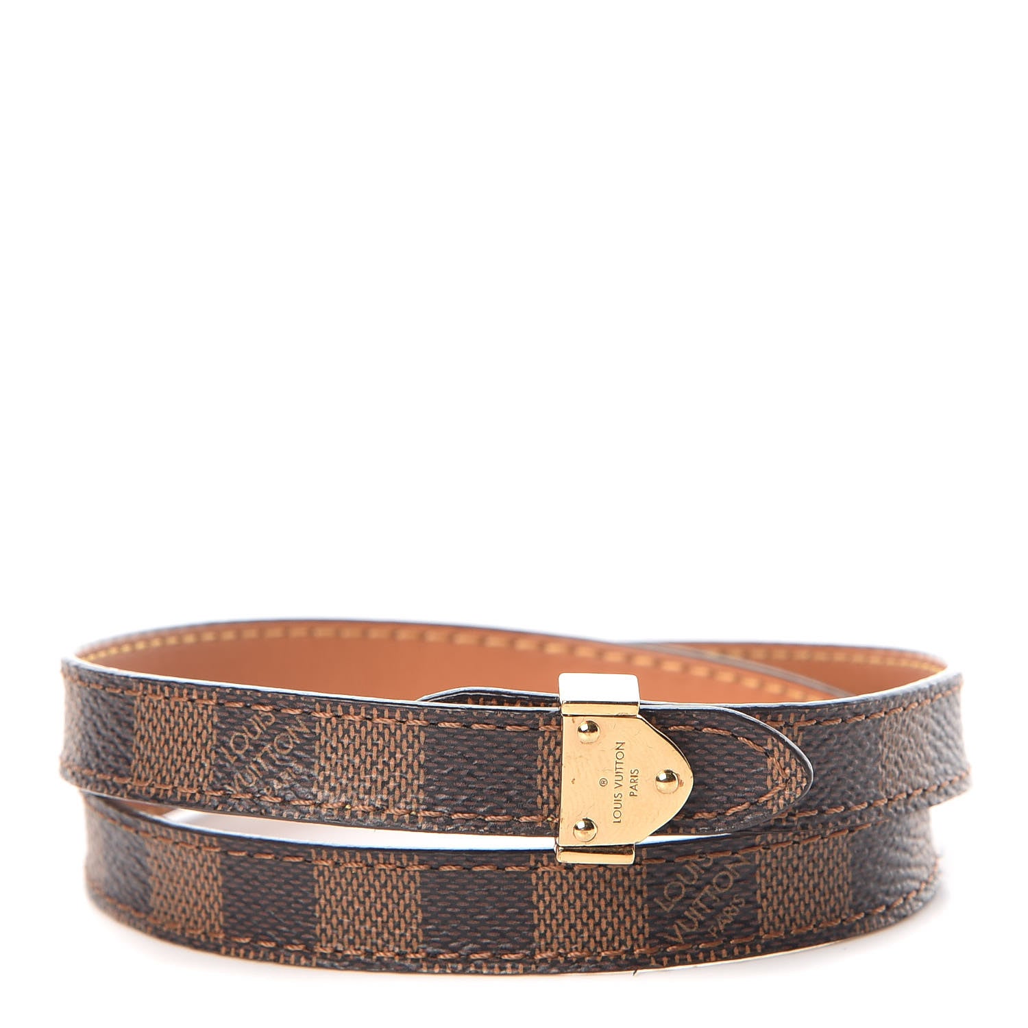 Louis Vuitton Damier Ebene Box It Bracelet 17 1 of 7