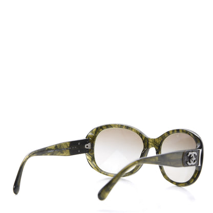 Chanel CC Turnlock Sunglasses 5235-Q Green 4 of 9