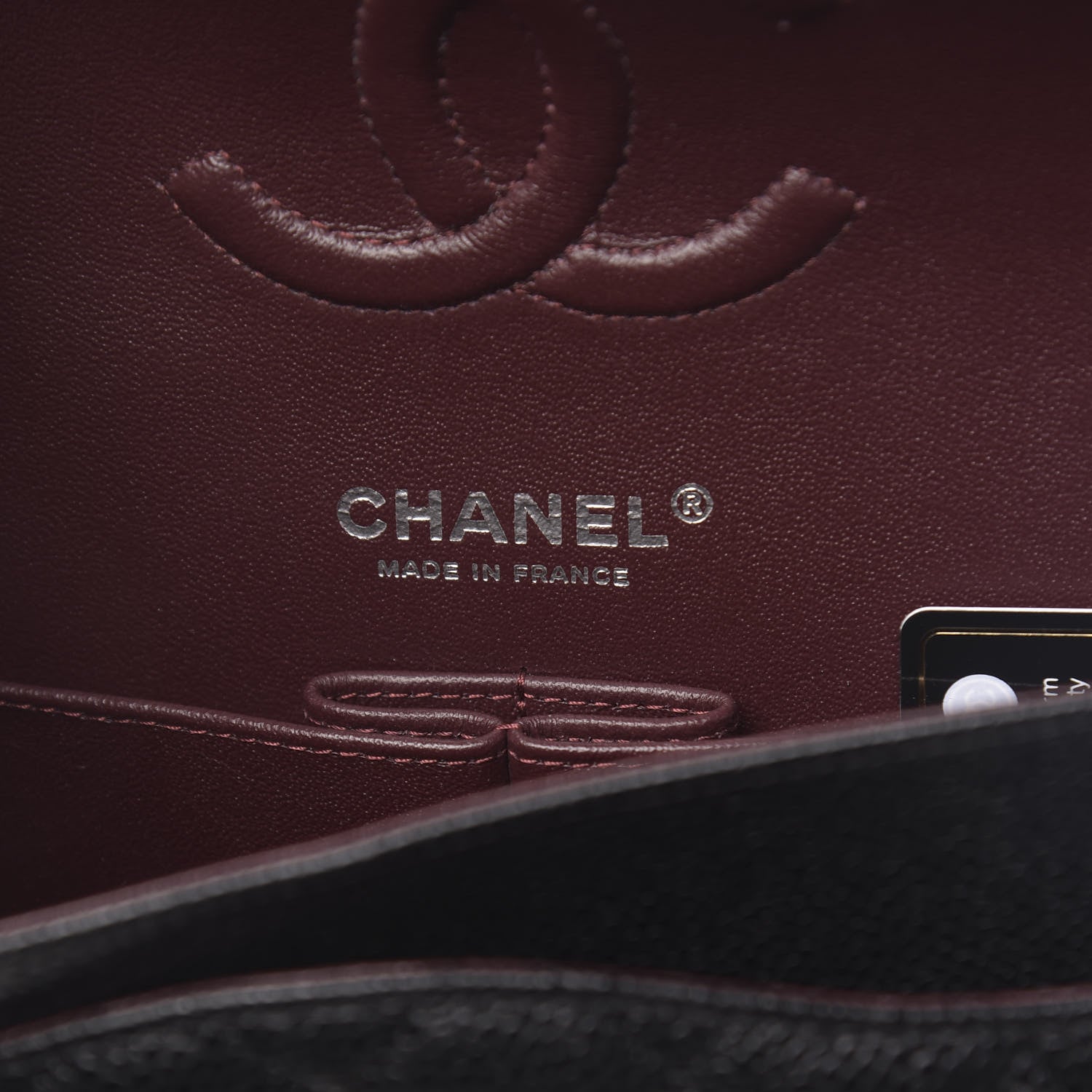 Chanel Caviar Quilted Medium Double Flap Black 6 of 10