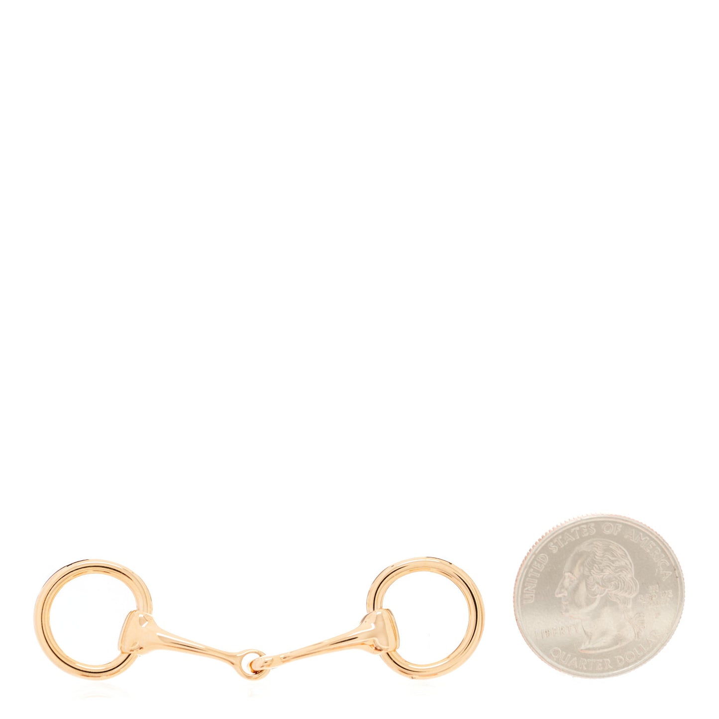 Permabrass Mors Scarf Ring Gold