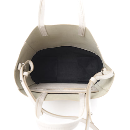 Celine Grained Calfskin Small Vertical Bi-Cabas Cream Black 4 of 12