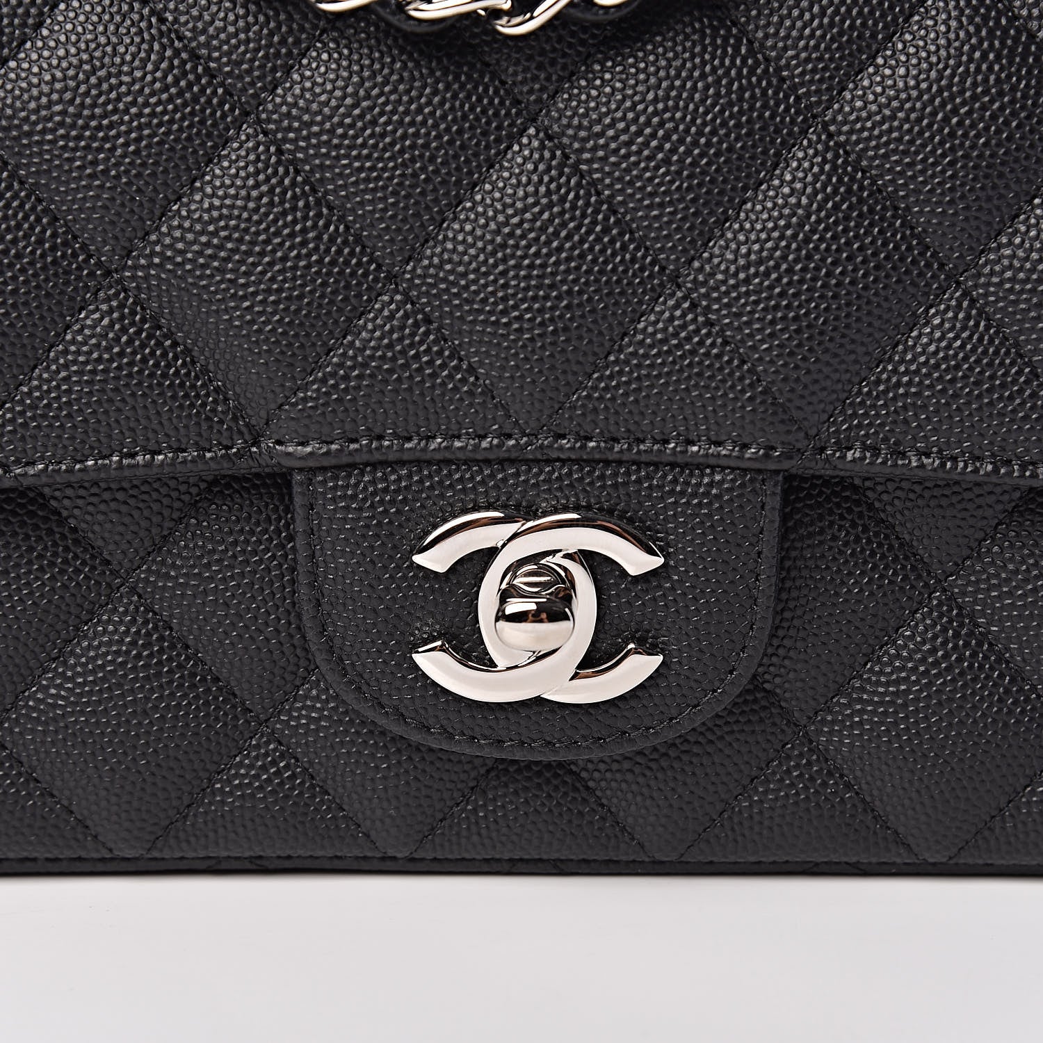 Chanel Caviar Quilted Mini Rectangular Flap Black 10 of 11
