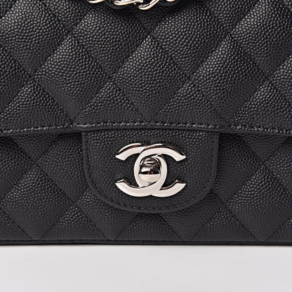 Chanel Caviar Quilted Mini Rectangular Flap Black 10 of 11