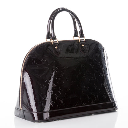 Louis Vuitton Vernis Alma GM Amarante 3 of 7