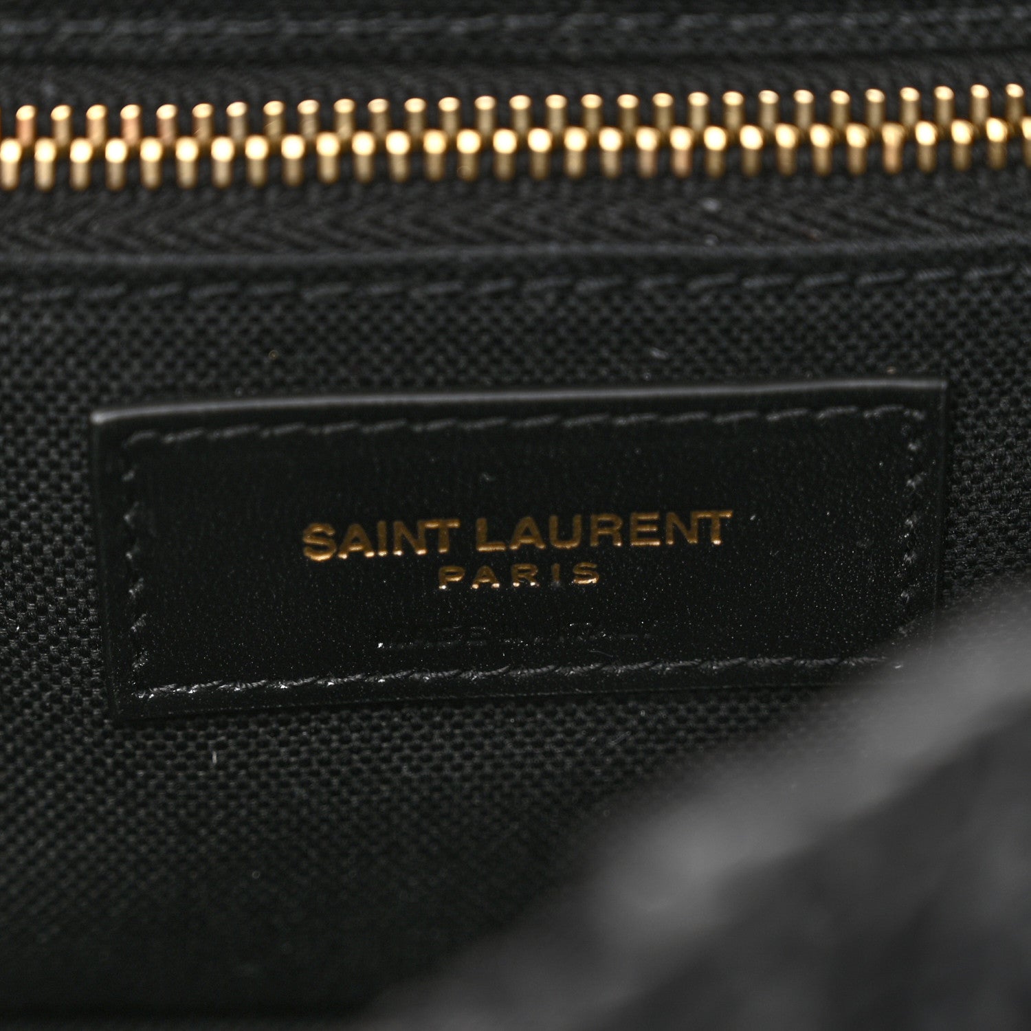 Saint Laurent Raffia Monogram Medium Jamie Black 7 of 11