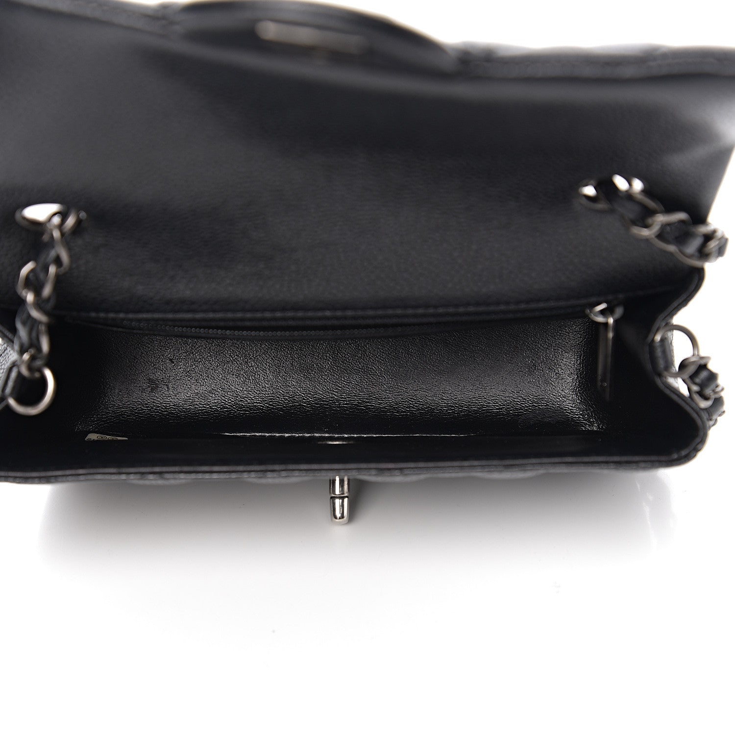 Chanel Caviar Quilted Mini Rectangular Flap Black 4 of 10