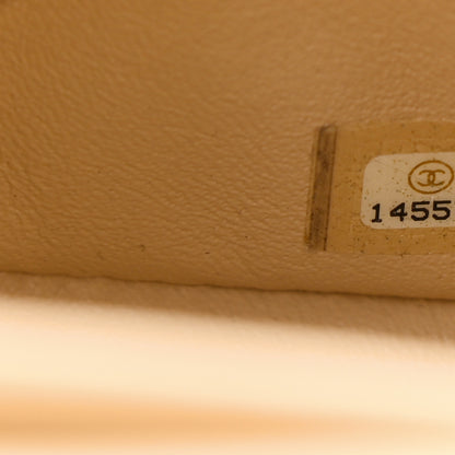 Chanel Lambskin Quilted Jumbo Double Flap Beige 7 of 10