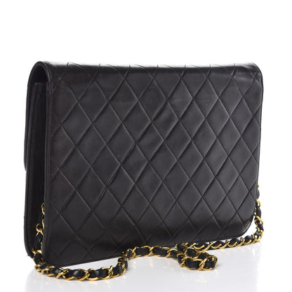 Chanel Lambskin Quilted Medium Single Flap Black 3 of 7