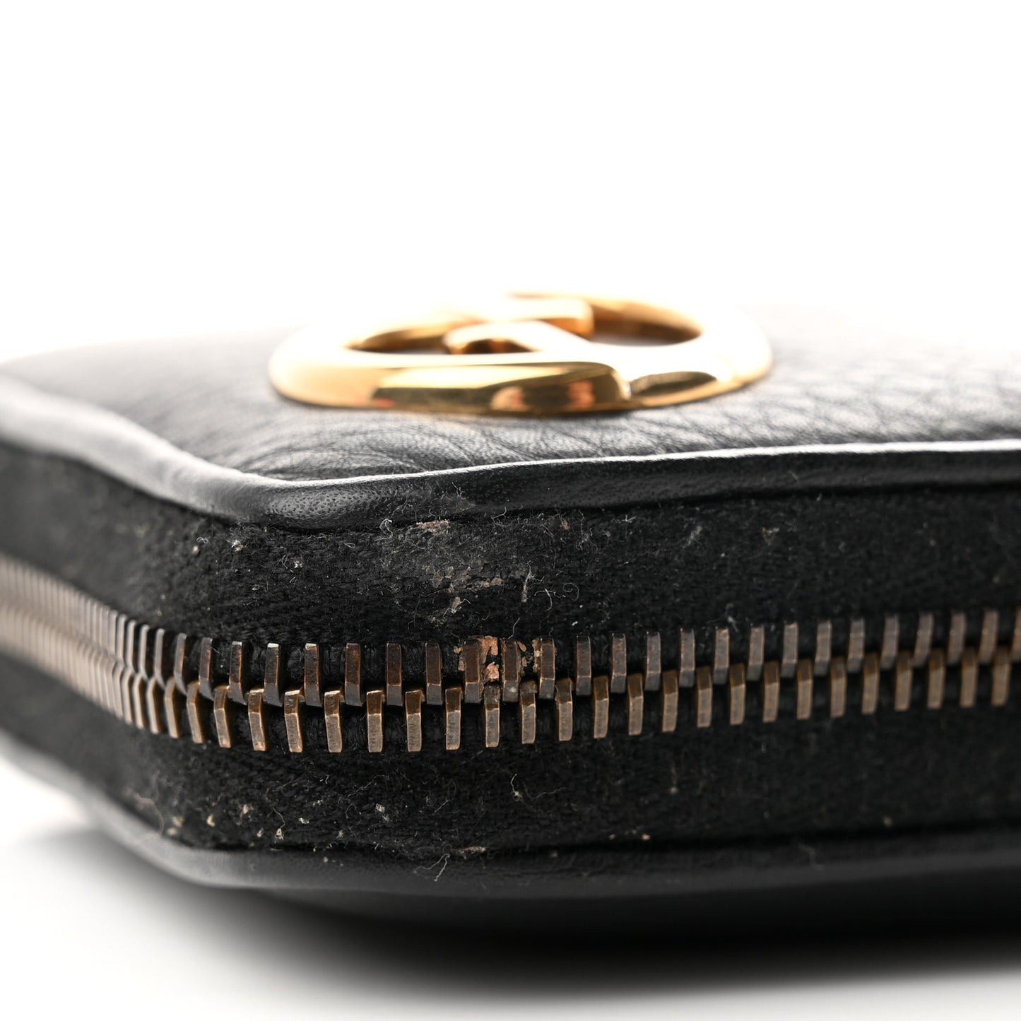 Calfskin 1973 Zip Around Wallet Black