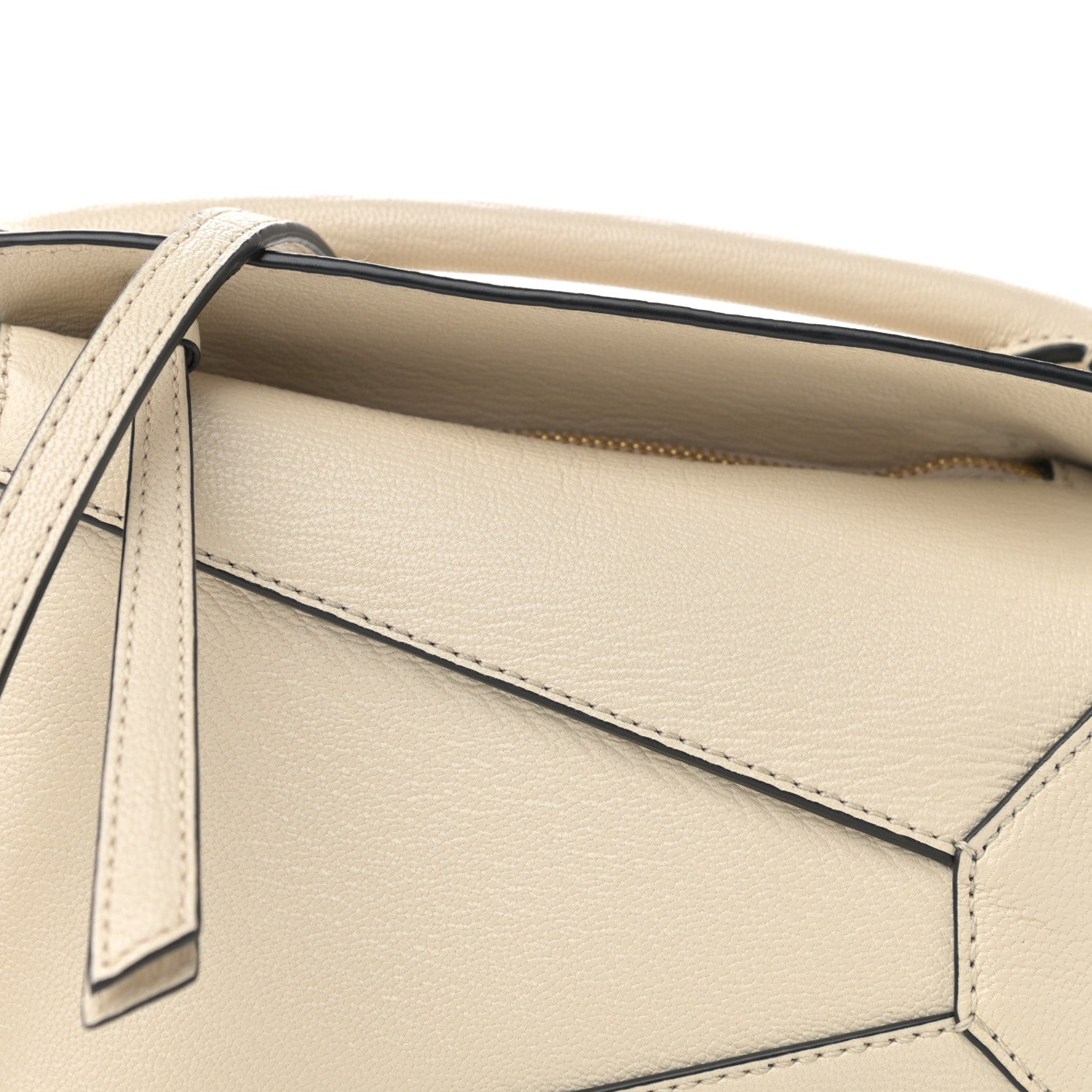Loewe Goatskin Mini Puzzle Edge Bag Angora 7 of 10