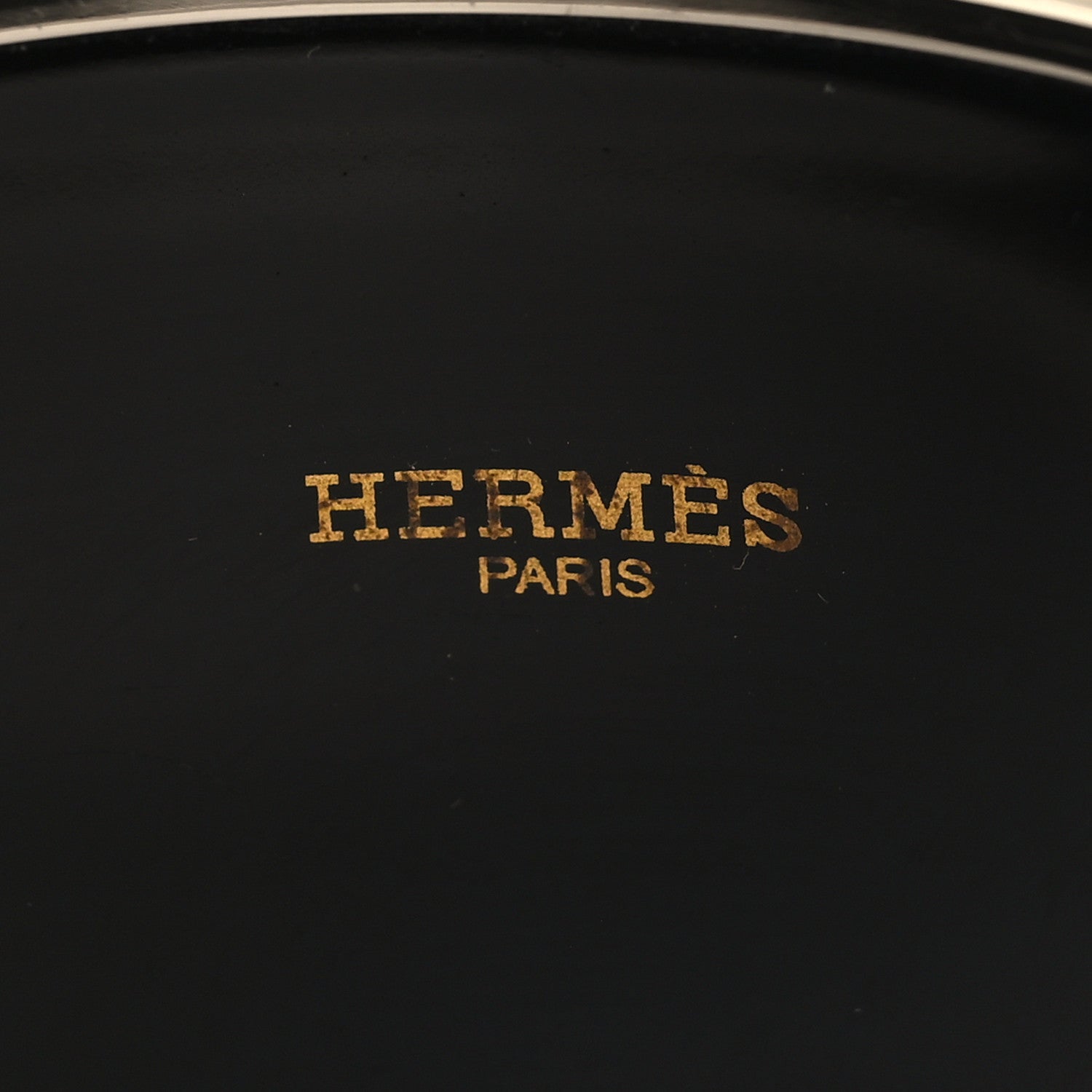 Hermes Enamel Printed Grand Apparat Extra Wide Bracelet 65 White 4 of 5
