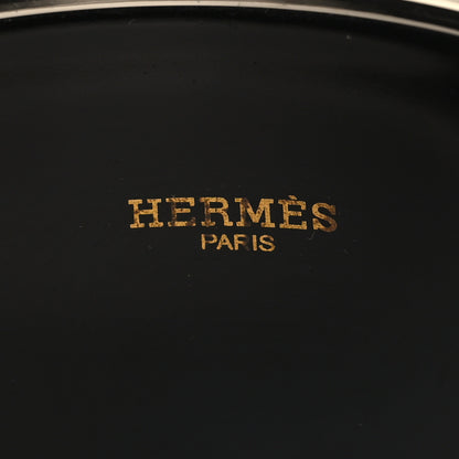 Hermes Enamel Printed Grand Apparat Extra Wide Bracelet 65 White 4 of 5