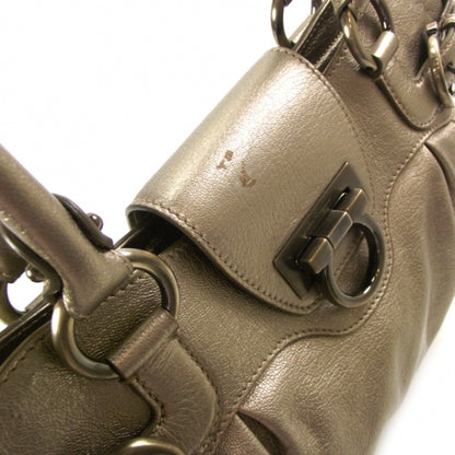 FASHIONPHILE SALVATOREFERRAGAMOLeatherMarisaMercury 6 of 10