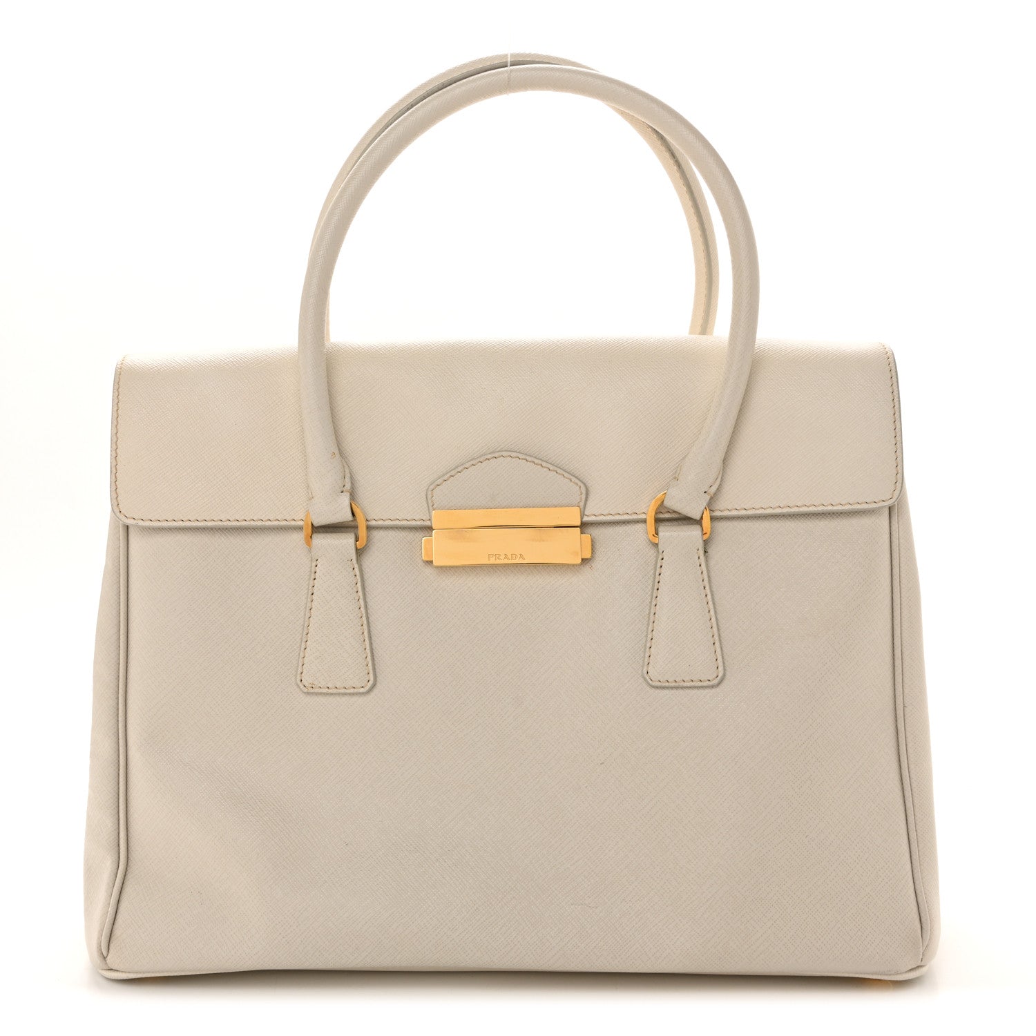 Prada Saffiano Lux Pattina Tote Talco 1 of 14